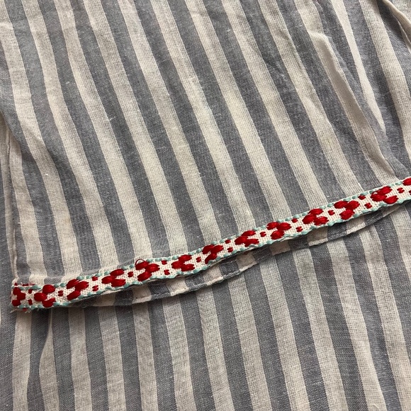 Gianni Bini Tunic Dress Women's Size Small Striped Boho Up Tassel India - Picture 5 of 8